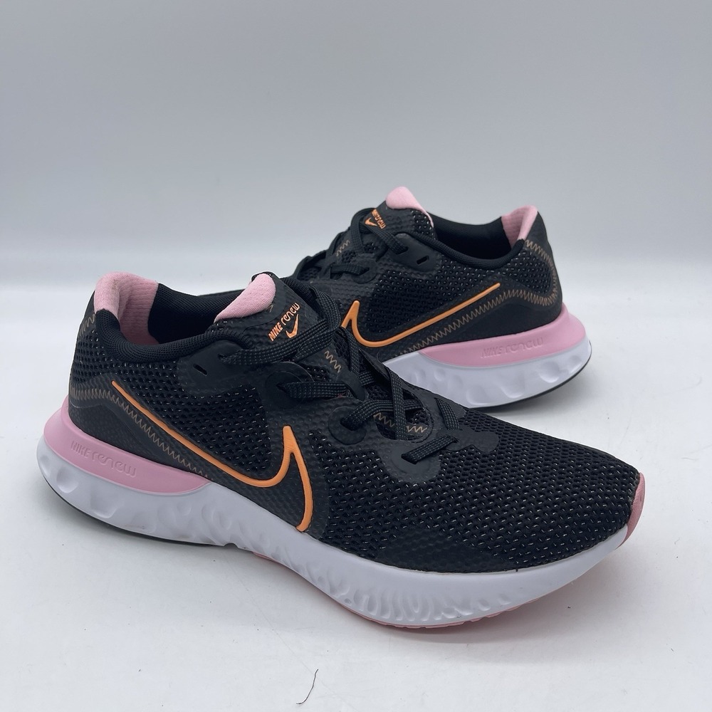 Nike Renew Run CK6360-001 Women's Size 10 Running Shoes 'Orange Pulse' Sneakers